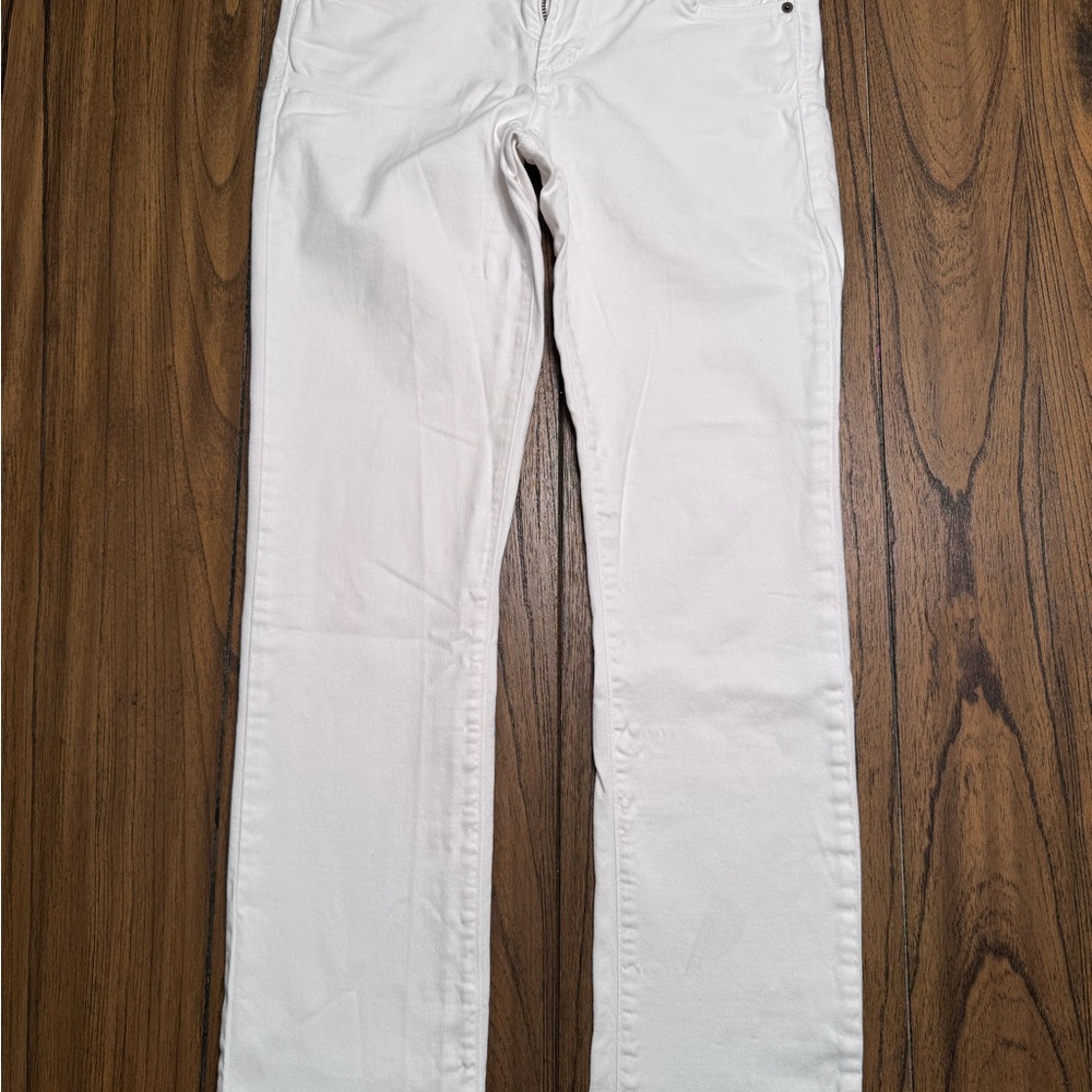 A Gold E Women's Elodie White Jeans Sz 27